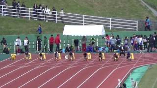 2016西日本カーニバル『決勝 中学女子100m』