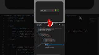 CSS MAC Terminal Loading Animation | HTML CSS JavaScript | #shorts #viralshorts #coding