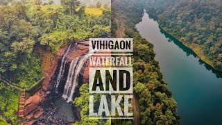 Vihigaon waterfall ,lake, dam | Kasara |Drone shots  | Dji mavic mini | Igatpuri | Dipesh singh