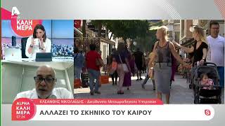 Μεμονωμένες βροχές το Σαββατοκύριακο | AlphaNews Live