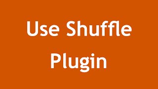 [ Arabic Tutorial Create Template 2 ] #13 - Use Shuffle Plugin