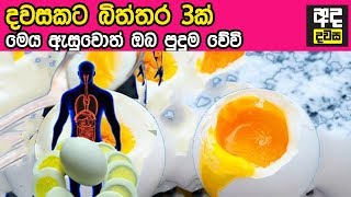 දවසකට බිත්තර 3ක් - මෙය ඇසුවොත් ඔබ පුදුම වේවි