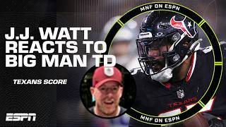 GET TO THE OXYGEN TANK 😅 J.J. Watt, Peyton \u0026 Eli react to the Texans' BIG MAN TD 💪 | ManningCast