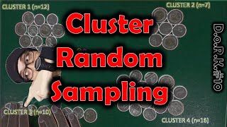 How to do cluster random sampling | DoRK#10 #research #sampling #clustersampling