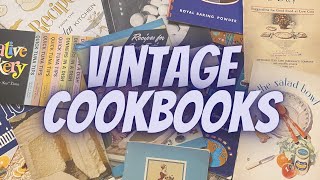 Vintage Cookbooks from the 1920s to the 1960s