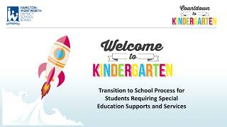 Transition to School for Children Requiring Specialized Services