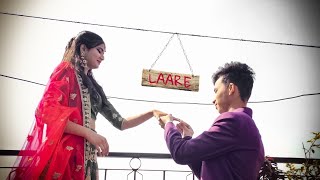 LAARE : Maninder Buttar | Mainu Pata Bas Laare Aa | Cute Love Story | Nitin | Ankita | video song