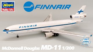 #7 FINNAIR MD-11 Hasegawa 1/200 Assembly