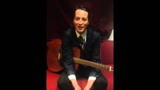 Backstage with Marlon Williams at TEDxSydney 2014