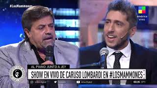 Ricardo Caruso Lombardi se animó a cantar con Jey