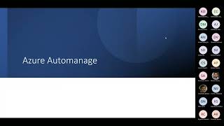 Webinar on Azure Auto-manage