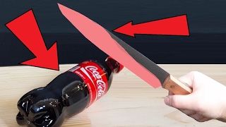 1000 degree HOT KNIFE VS COCA COLA