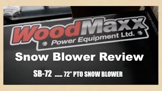 Woodmaxx Snow Blower Review