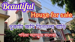 Beutiful 3stories 6BHK House with parking for sale।। Garia Kavinajrul Metro।। 2kata land ।।