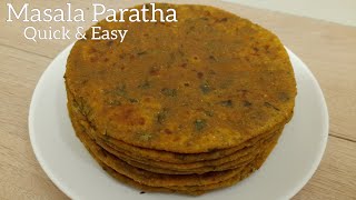 Masala Paratha Recipe | मसाला पराँठा | Quick \u0026 Easy Journey Special Recipe| Ayushi Sholet's Kitchen