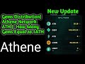 Gems Distribution| Athene Network ATH 1 august 2024 Distribution| How Many Gems Equal to 1ATH