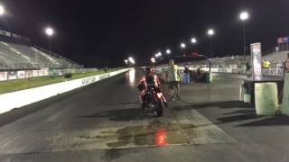 Crazy 8 Dragbike Final - Bob Carlson vs. Spencer Claycomb