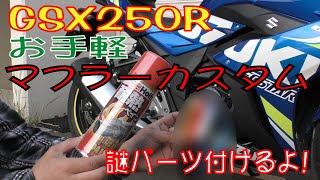 【モトブログ】　ＧＳＸ250Ｒ　マフラーカスタム編【GSX250R】