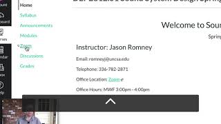 Using Zoom at UNCSA with Canvas