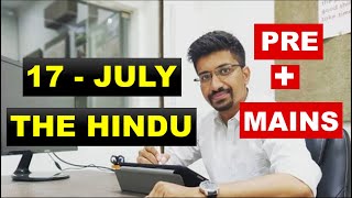 Q&A- Session The Hindu Newspaper 17 JULY 2023 + Summary with MIND MAPS