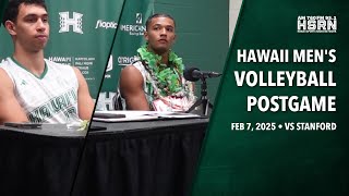 Hawaii MVB Postgame: Charlie Wade, Kristian Titriyski, Louis Sakanoko | Feb. 8, 25