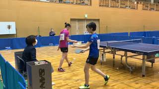 【準決勝ハイライト】小塩遥菜 vs 赤江夏星｜2021世界ユース日本代表最終選考合宿｜女子シングルス 準決勝