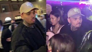 Chris Brown last night with ammikaaa in Europe ~ February 14, 2023