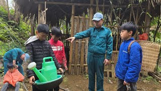 The poor boy was lucky enough to be helped by the kind policeman to get the stolen item back