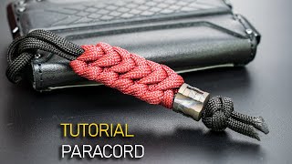 Tutorial X-knot paracord keychain perfect for your #edc