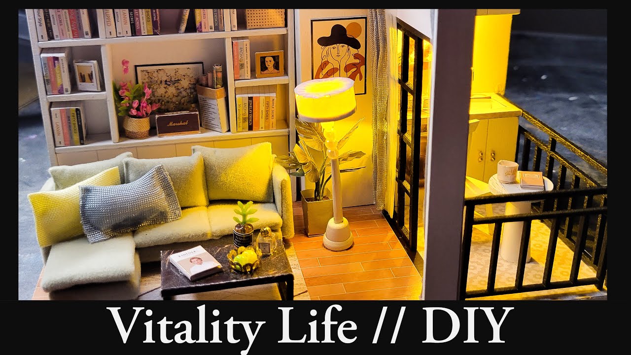 Vitality Life Diy Miniature House Kit Timelapse Youtube