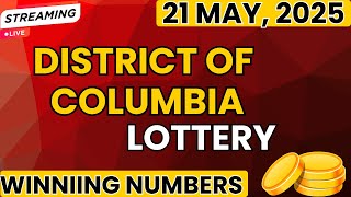 District of Columbia Midday Lottery Results For - 21 May, 2025 - DC-2 - DC-3 - DC-4 - DC-5