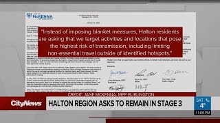 Halton Region asks to remain in Stage 3