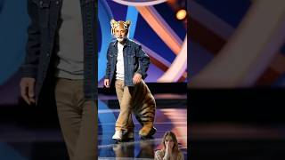 Boy turns into tiger, shocking judges and audience#art#talent #agt