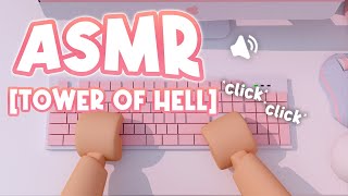 ROBLOX Tower of Hell but it's KEYBOARD ASMR... *VERY CLICKY* | #5
