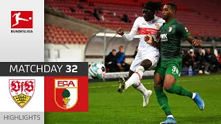 VfB Stuttgart - FC Augsburg | 2-1 | Highlights | Matchday 32 – Bundesliga 2020/21