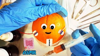 ASMR Grapefruit Appendectomy Surgery | Realistic \u0026 Relaxing (No Talking)/:)🎧💉🩺🩹🔬