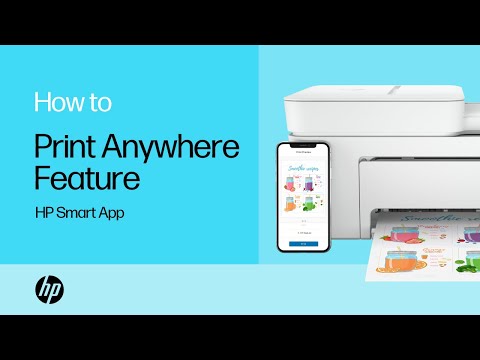 Cómo utilizar la función Imprimir en cualquier lugar en la aplicación HP Smart Soporte HP
