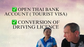 How to Open a Thai Bank account in a Tourist Visa + Driver’s License + Changing tyre of my truck