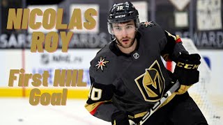 Nicolas Roy #10 (Vegas Golden Knights) first NHL goal Oct 27, 2019