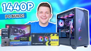 The Best 1440p Gaming PC Build 2024! 😄 [ft. Ryzen 7 & RTX 4070 w/ Benchmarks]