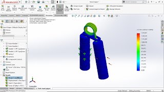 Static Analysis Hand Gripper use Solidworks