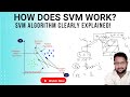 Maths working  Behind Support Vector Machine(SVM) | Machine Learning Model Explained !!