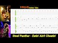 eatin ain t cheatin steel panther guitar bass tabs lesson