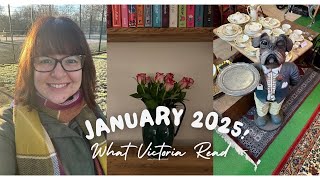 MY READING MONTH: JANUARY 2025! - What Victoria Read - Booktube