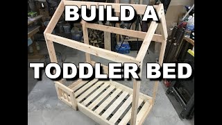 Build a House Shaped Toddler Bed