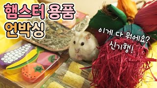 eng)햄스터 용품 언박싱! 영국에서 날아온 햄스터메일 Hamster Mail Unboxing