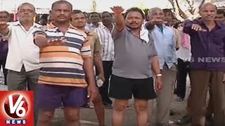 SCCL Workers Oppose Shift Of Coal Mines PF Office To Hyderabad | Godavarikhani | V6 News