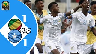 Highlights congo vs Somalia 1:1 Afcon U17 Nations cup