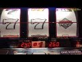 Black and White Slot Machine on Free Play - $1 Slot - Max Bet - 3 Reels @Pechanga Resort & Casino CA