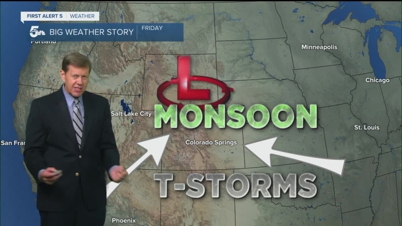 Increased Daily Storm Chances Into The Weekend - YouTube